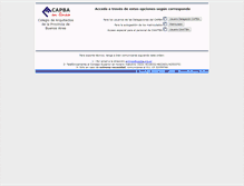 Tablet Screenshot of enlinea.capba.org.ar